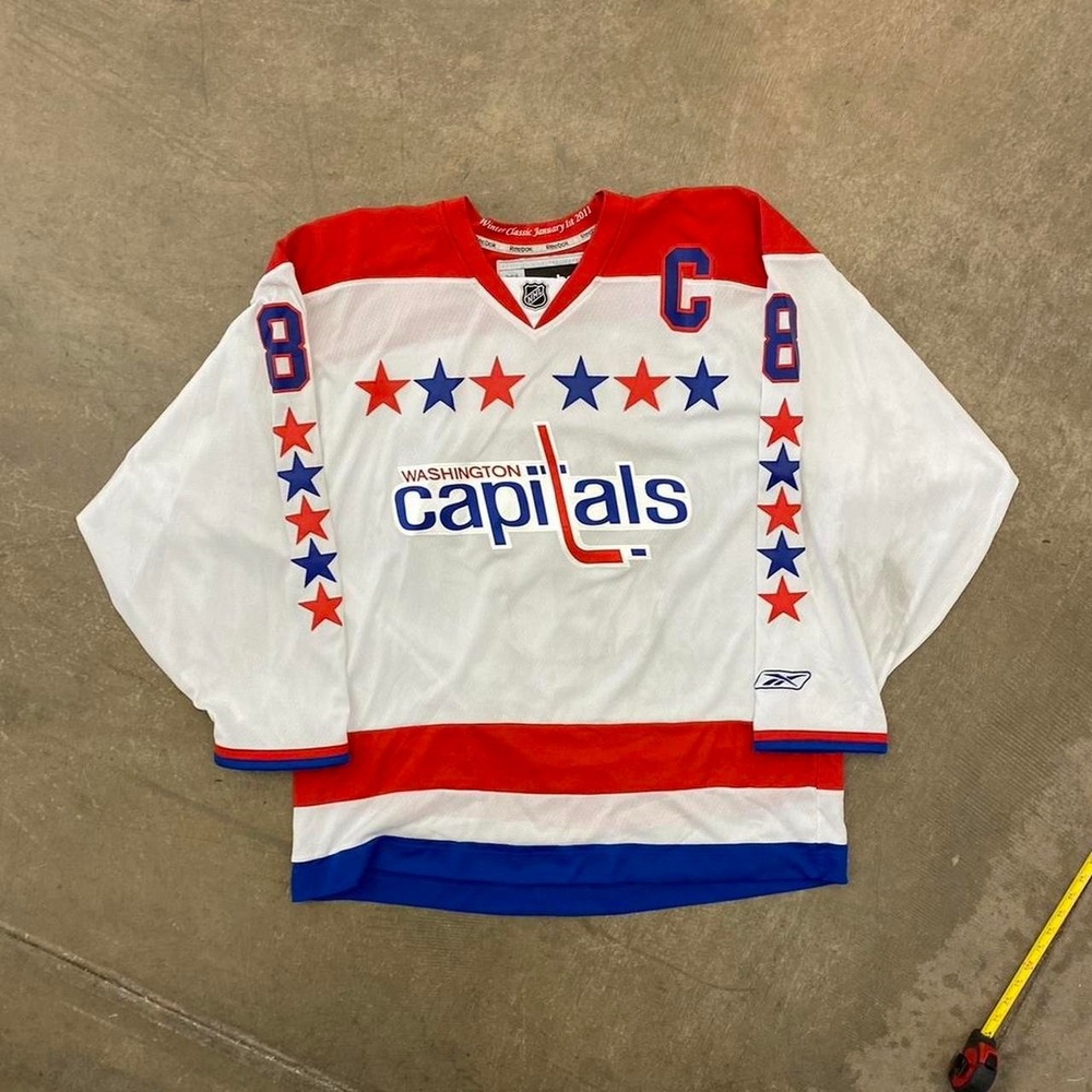 Vintage Alex Ovechkin Washington Capitals 2011 Winter Classic NHL Jersey XXL